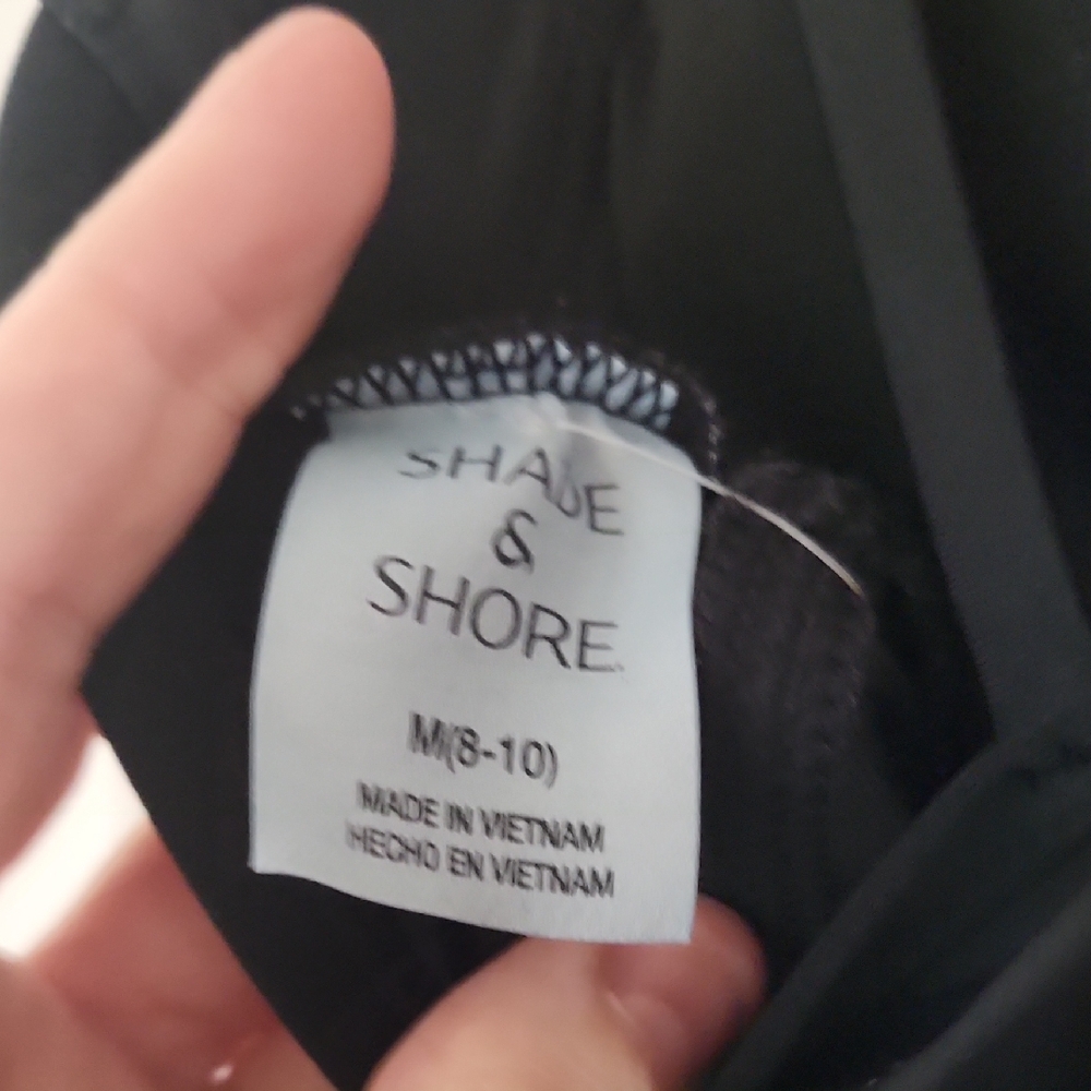 Shade & Shore Black Swimsuit, Size Medium - Picture 2 of 6